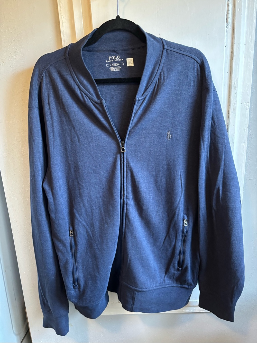 Polo by Ralph Lauren Men's Navy Zip-Front Jacket